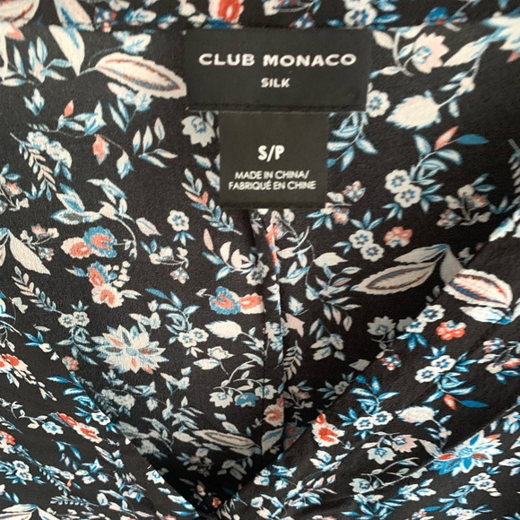 Club Monaco silk blouse - Picture 10 of 13